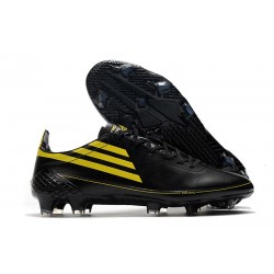 adidas F50 Ghosted Adizero FG Crampons Noir Jaune