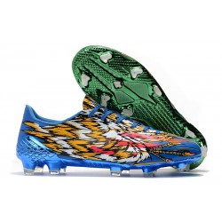 adidas F50 Ghosted Adizero FG Crampons Bleu Vert