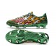 adidas F50 Ghosted Adizero FG Crampons Bleu Vert