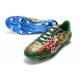 adidas F50 Ghosted Adizero FG Crampons Bleu Vert