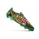 adidas F50 Ghosted Adizero FG Crampons Bleu Vert