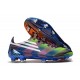 adidas F50 Ghosted Adizero FG Crampons Violet Vert Orange