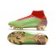 Nike Neuf Mercurial Superfly VIII Elite FG Vert Rouge Or