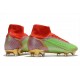 Nike Neuf Mercurial Superfly VIII Elite FG Vert Rouge Or