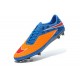 Chaussures Football Nike Hypervenom Phantom FG Orange Bleu Rouge Pack de Réflexion