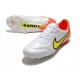 Crampon Nike Tiempo Legend 9 Elite FG Blanc Volt Carmin