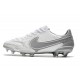 Crampon Nike Tiempo Legend 9 Elite FG Blanc Gris