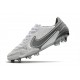 Crampon Nike Tiempo Legend 9 Elite FG Blanc Gris