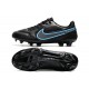 Crampon Nike Tiempo Legend 9 Elite FG Noir Gris Acier