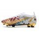 Nike Mercurial Vapor XIV Elite FG Blanc Or Rouge Bleu