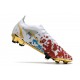 Nike Mercurial Vapor XIV Elite FG Blanc Or Rouge Bleu