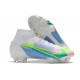 Nike Neuf Mercurial Superfly VIII Elite FG Blanc Bleu