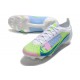 Nike Mercurial Vapor XIV Elite FG Blanc Bleu Vert