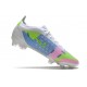 Nike Mercurial Vapor XIV Elite FG Blanc Bleu Vert