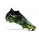 Nike Phantom GT2 Elite DF FG Noir Platine Métallique Vert Strike