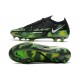 Nike Phantom GT II Elite FG Noir Platine Métallique Vert Strike