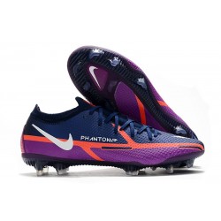 Nike Phantom GT II Elite FG Bleu Marine Blanc Violet