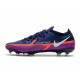 Nike Phantom GT II Elite FG Bleu Marine Blanc Violet