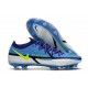 Nike Phantom GT II Elite FG Sapphire Volt Gris Brouillard Bleu