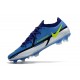 Nike Phantom GT II Elite FG Sapphire Volt Gris Brouillard Bleu