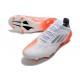 adidas X Speedflow.1 FG Chaussure Blanc Acier Métallique Rouge Solaire