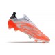 adidas X Speedflow.1 FG Chaussure Blanc Acier Métallique Rouge Solaire