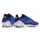 adidas X Speedflow.1 FG Chaussures Bleu Blanc Rouge Vif