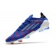 adidas X Speedflow.1 FG Chaussures Bleu Blanc Rouge Vif