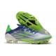 adidas X Speedflow.1 FG Chaussures Bleu Vert