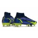 Nike Mercurial Superfly 8 Elite SG-Pro AC Sapphire Volt Bleu