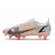 Nike Mercurial Vapor 14 Elite SG Pro Blanc Noir Carmin Rose