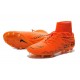 2015 Bottes Nike HyperVenom Phantom II FG Football Orange Noir