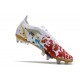 Nike Mercurial Vapor 14 Elite SG Pro Blanc Rouge Or