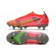 Nike Mercurial Vapor 14 Elite SG Pro Rubis Argent Metallique