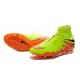 Nike HyperVenom Phantom II FG Football Crampons Jaune Noir Orange