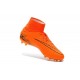 2015 Bottes Nike HyperVenom Phantom II FG Football Orange Noir