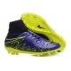 2015 Bottes Nike HyperVenom Phantom II FG Football Violet Noir Jaune