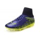 2015 Bottes Nike HyperVenom Phantom II FG Football Violet Noir Jaune