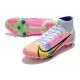 Nike Mercurial Superfly 8 Elite AG Blanc Noir Carmin Rose