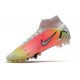 Nike Mercurial Superfly 8 Elite AG Blanc Rojo Jaune