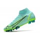 Nike Mercurial Superfly 8 Elite AG Dynamique Vert Citron