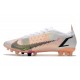 Nike Mercurial Vapor 14 Elite AG Blanc Noir Carmin Rose