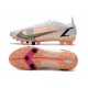 Nike Mercurial Vapor 14 Elite AG Blanc Noir Carmin Rose