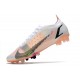 Nike Mercurial Vapor 14 Elite AG Blanc Noir Carmin Rose