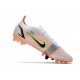 Nike Mercurial Vapor 14 Elite AG Blanc Noir Carmin Rose