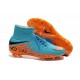 Nike HyperVenom Phantom II FG Football Crampons Bleu Noir Orange