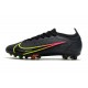 Nike Mercurial Vapor 14 Elite AG Black x Prism - Noir Jaune Rouge