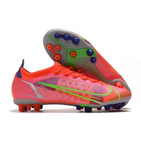 Nike Mercurial Vapor 14 Elite AG Rubis Argent Metallique