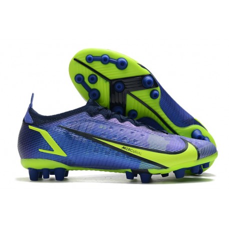 Nike Mercurial Vapor 14 Elite AG Recharge - Blå Neon Navy