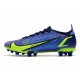 Nike Mercurial Vapor 14 Elite AG Recharge - Blå Neon Navy